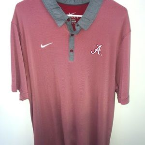 University of Alabama Nike Dri Fit golf polo